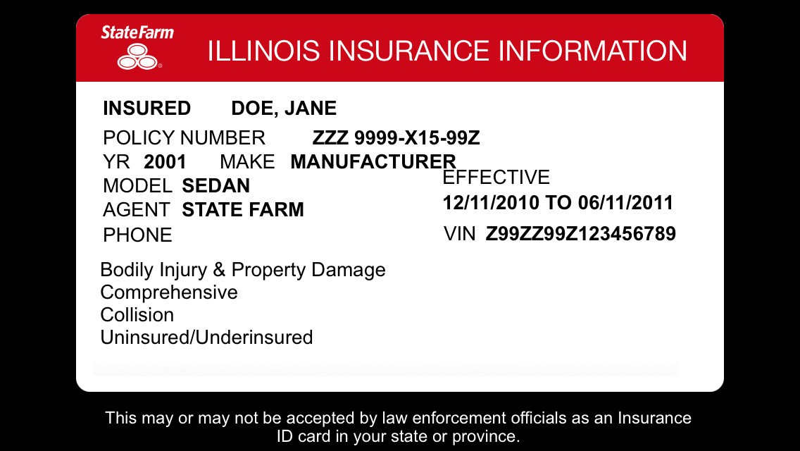 State Farm Pocket Agent Apps 148Apps Document Insurance Id Card