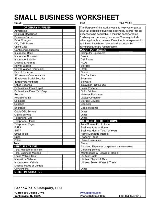 Tax Preparation Spreadsheet Business Templates Pinterest Document Expense For