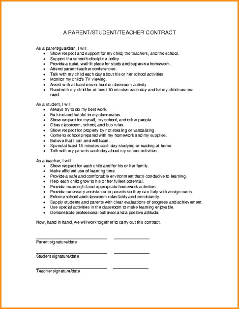 Team Contract Template Digital Art Gallery It Support Document Contracts