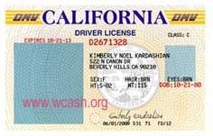 Template California Drivers License Editable Photoshop File Psd Document State Identification Card Templates