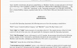 Texas Llc Operating Agreement Template Unique Utah Document
