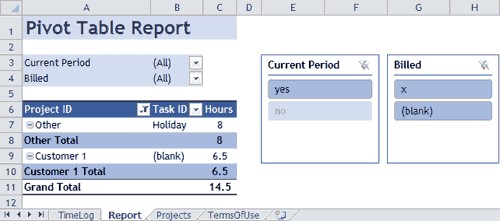 Time Tracking Template For Excel Document