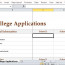 Track College Expenses And Activities With Comparison Worksheet Document Excel Spreadsheet