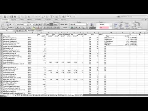 Track Your Sales EBay Inventory Spreadsheet YouTube Document Ebay Excel Template