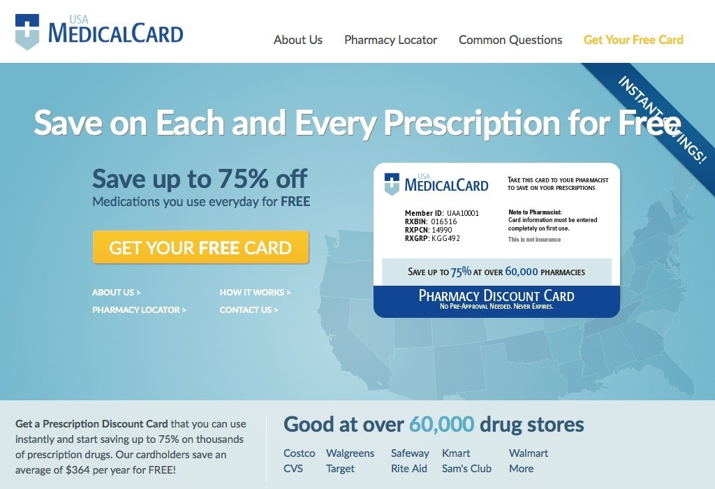 USA Medical Card MetroMediaWorks Document