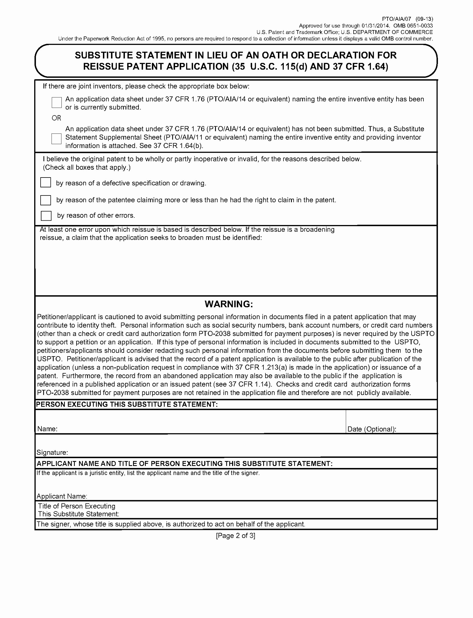 Uspto Power Of Attorney Unique 5 Sample Patent Application Template