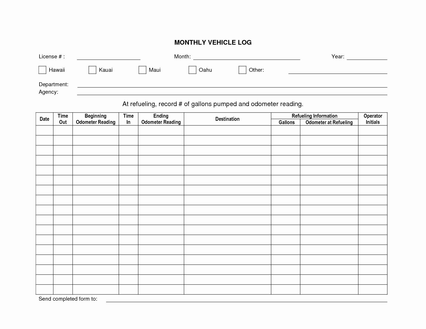 Vehicle Maintenance Log Excel Awesome Service Sheet Template