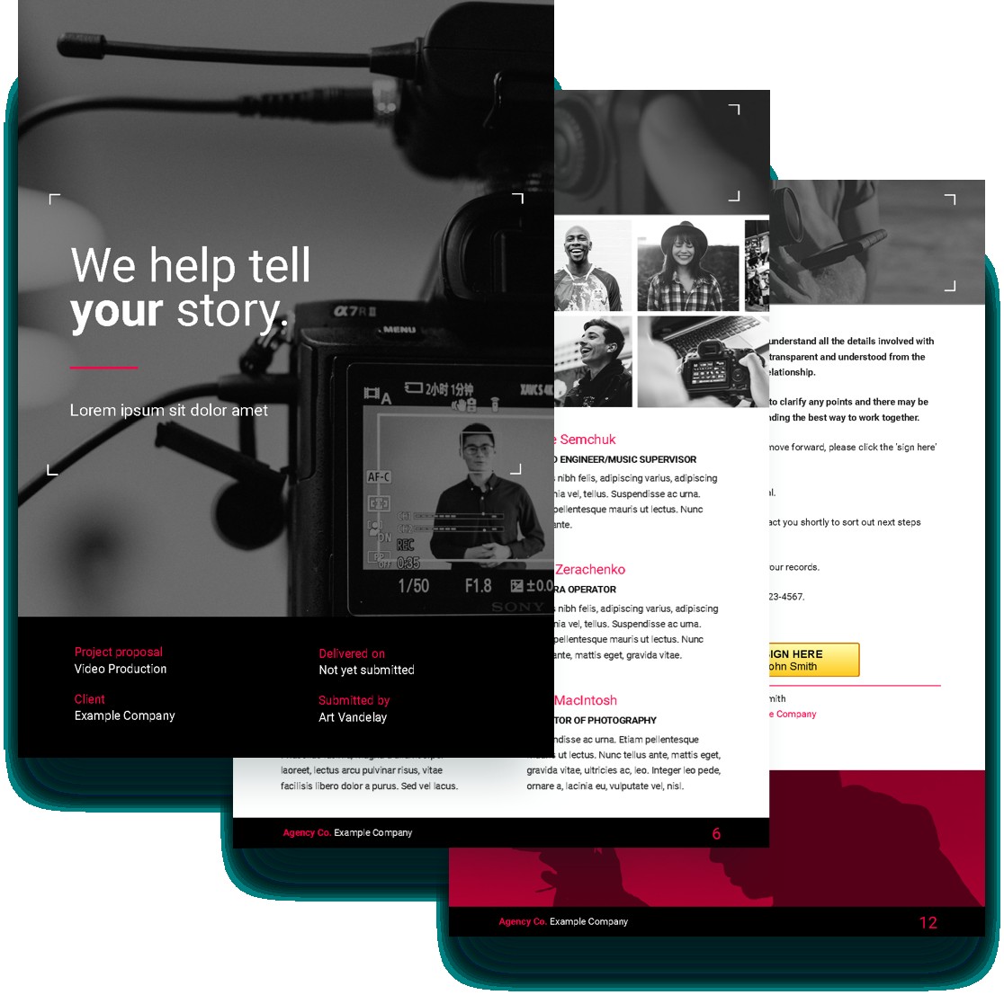 Video Proposal Template Free Sample Proposify Document