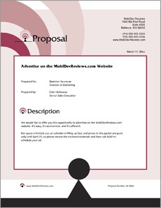 Website Advertising Offer Sample Proposal 5 Steps Document