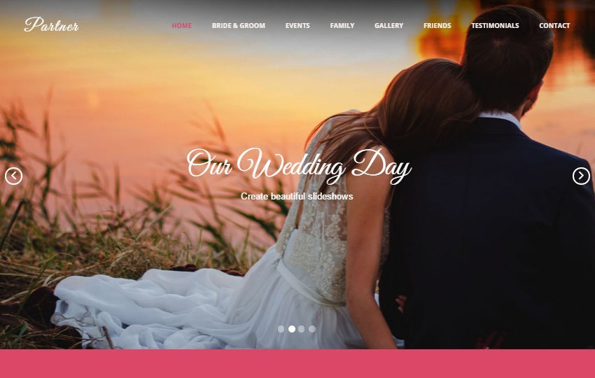 Wedding HTML Bootstrap Web Template Free Download Document Websites Templates