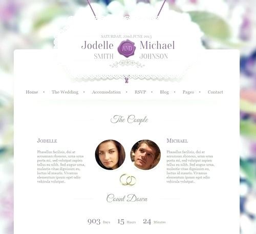 Weddings Celebrations Website Templates Modern Wedding Invite Document Invitation