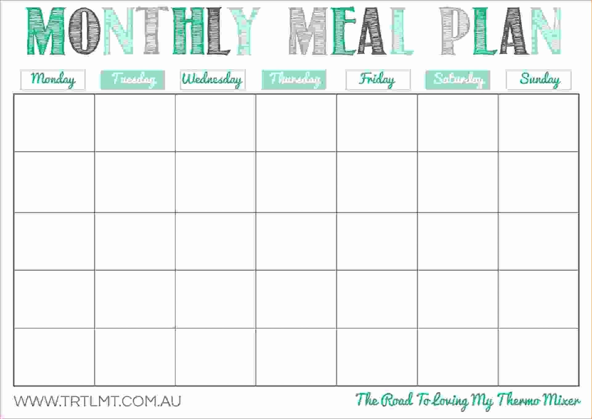 Weekly Meal Planner Excel Luxury 21 Day Fix Plan Template