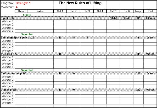 Weight Training Spreadsheet Template Templates Financial Document Weightlifting Excel