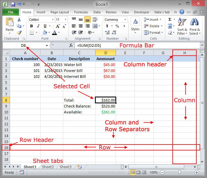 What Is A Spreadsheet Document In Program