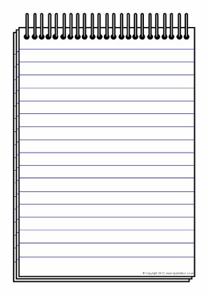 Writing Frames And Printable Page Borders KS1 KS2 SparkleBox Document Notepad Template For Word