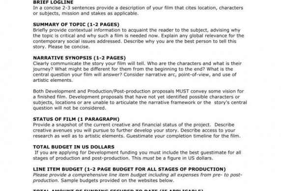 10 Film Proposal Templates For Your Project Free Premium Document Production Template