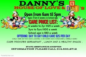 110 Customizable Design Templates For Daycare PosterMyWall Document Images Of Flyers