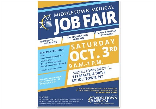 12 Job Fair Flyer Free Sample Example Format Download Document Flyers