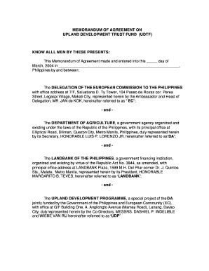 12 Printable Memorandum Of Agreement Sample Business Partnership Document