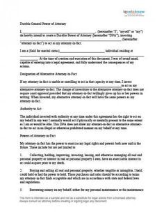 121 Best Power Of Attorney Images On Pinterest Document General California Free Form