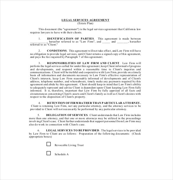 20 Service Agreement Template Free Sample Example Format Document Legal