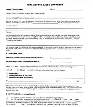 22 Sales Contract Templates Free Sample Example Format Download Document Contracts
