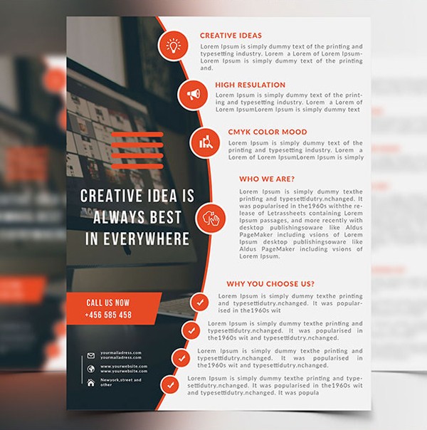 25 Professional Corporate Flyer Templates Design Graphic Document Business Flyers