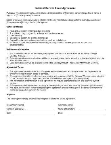 31 Sample Agreement Templates In Microsoft Word Document Template