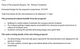 4 Advertising Proposal Templates Template Document