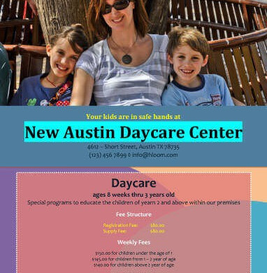 5 Free DayCare Flyer Templates Document Daycare Advertising Flyers