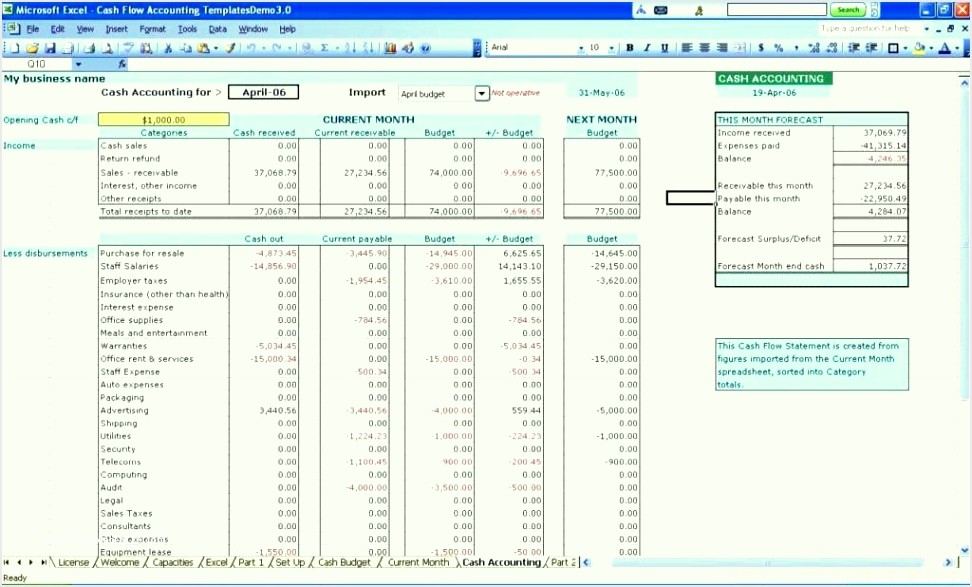 8 Excel Small Business Accounting Templates Document How To Maintain Accounts In Sheet Format