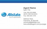 Allstate Bc 3 Insurance Business Cards Templates Ordering Document Card