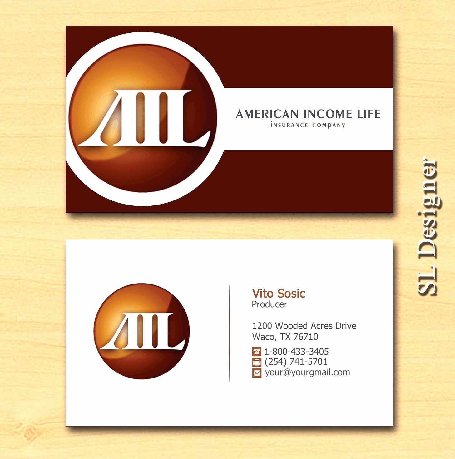 American Income Life Business Card Template Fresh Nice Primerica Document