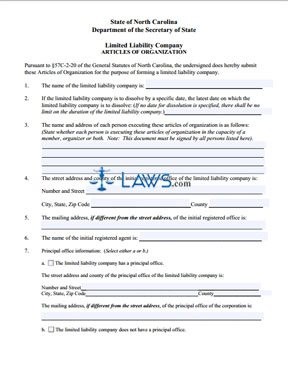 Articles Of Incorporation Maryland Document Template