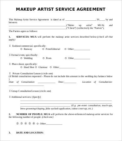 Artist Contract Template 13 Free Word PDF Documents Download Document Freelance Art