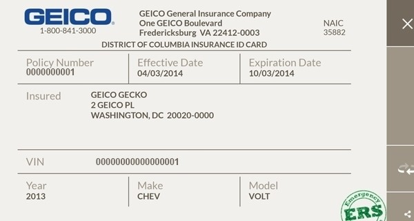 Auto Insurance Card Template Free Download Document Fake