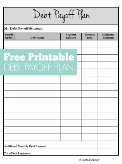 Best Debt Repayment Method Snowball Or Avalanche Save Money Document Payoff Planner