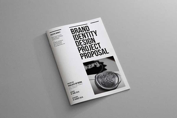 Brand Identity Proposal On Behance Document Branding Sample