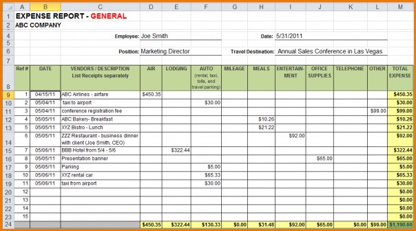 Business Expense Tracker Linefies Inspiration Document