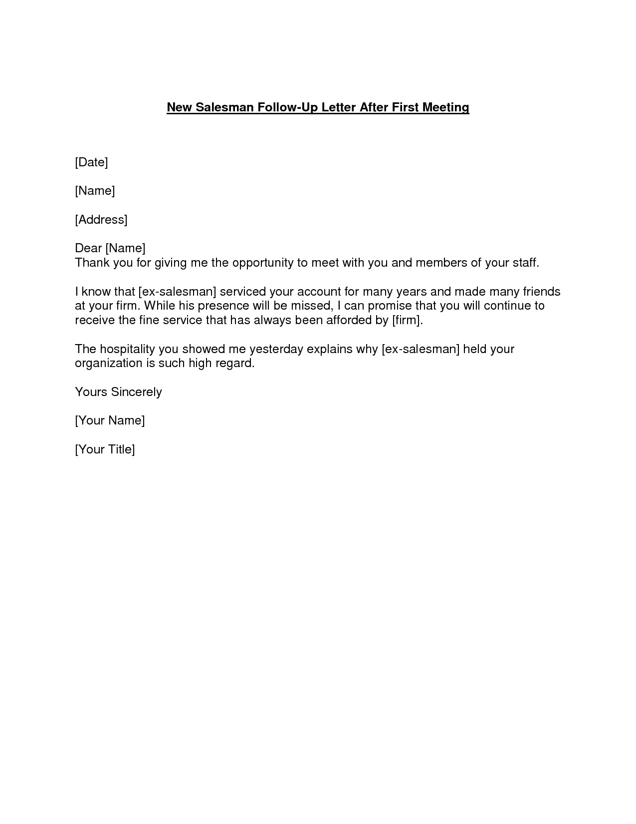 Business Letter Thank You After Meeting Vancitysounds Com Document Email Template