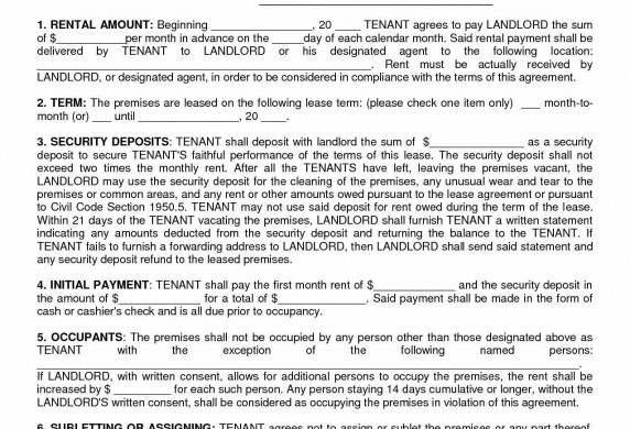 Ca Residential Lease Agreement Lovely 50 Luxury Truck Driver Document Contract Template