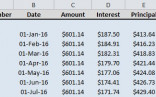 Calculate Auto Loan Payments In Excel Document Amortization Schedule