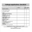 College Application Checklist Spreadsheet New 70 Fresh Sample High Document