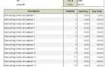 Consulting Invoice Template Document For Services