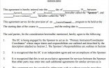 Contract Agreement Template Between Two Parties Document Contractual