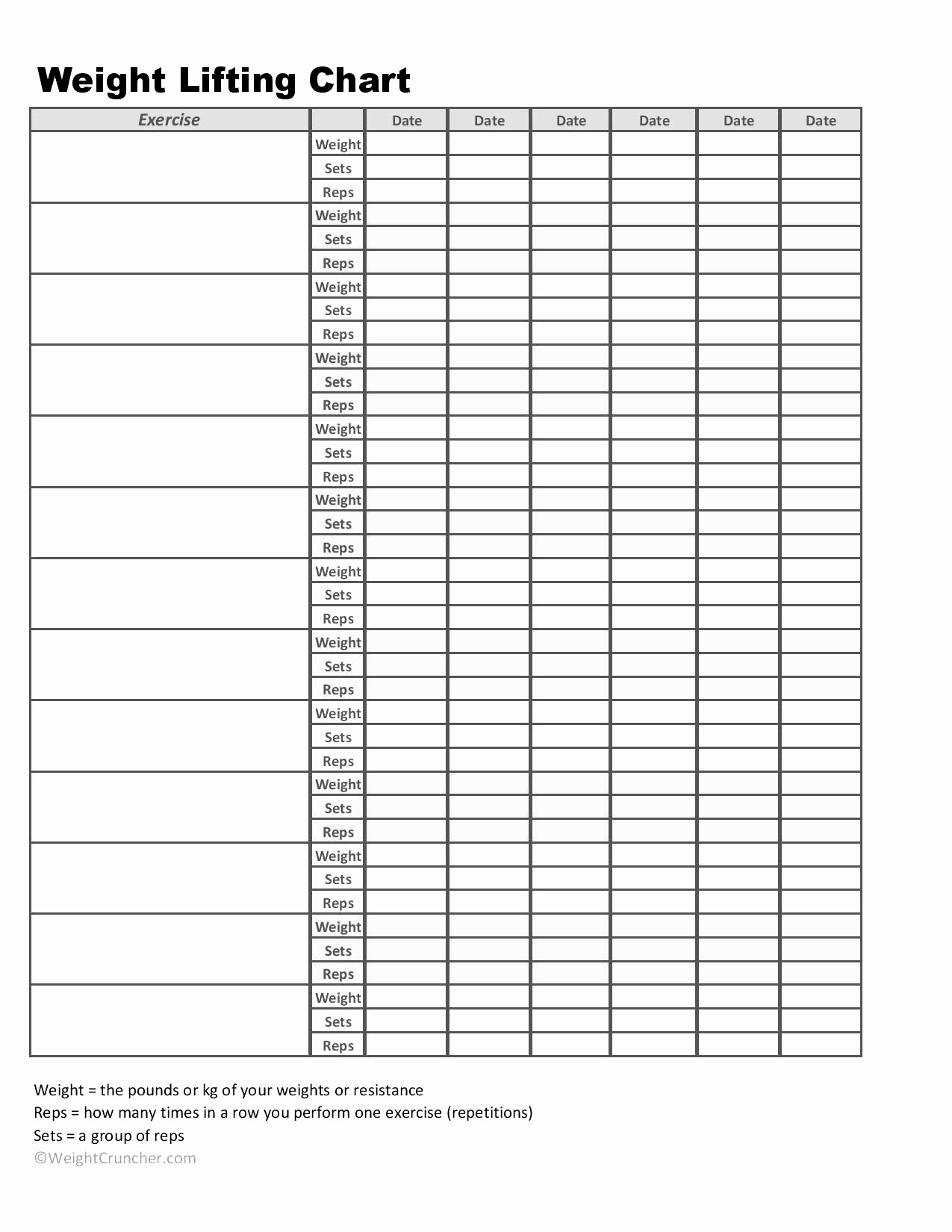 Crossfit Excel Spreadsheet Beautiful Weightlifting
