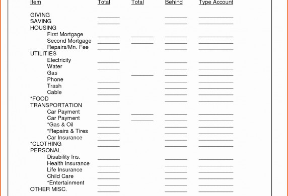 Dave Ramsey Allocated Spending Plan Excel Spreadsheet Luxury Document