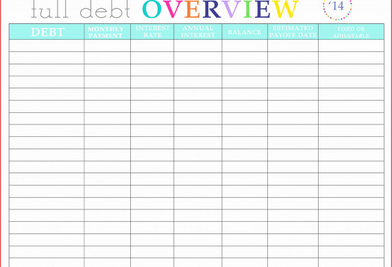 Dave Ramsey Debt Snowball Worksheets Pdf New Document