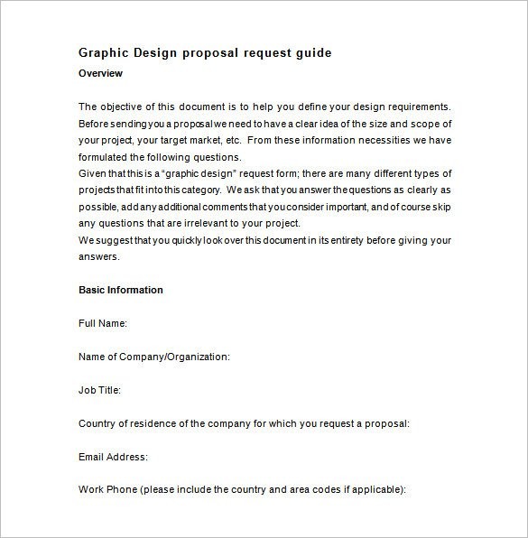 Design Proposal Templates 18 Free Sample Example Format Document