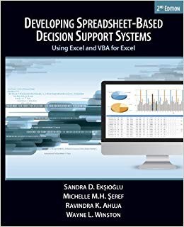Developing Spreadsheet Based Decision Support Systems Sandra D
